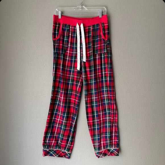 Victoria's Secret Pajama Pants Size S‎ Red Plaid - Picture 1 of 9